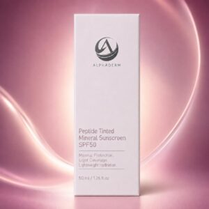 AlphaDerm Peptide Tinted Mineral Sunscreen SPF50